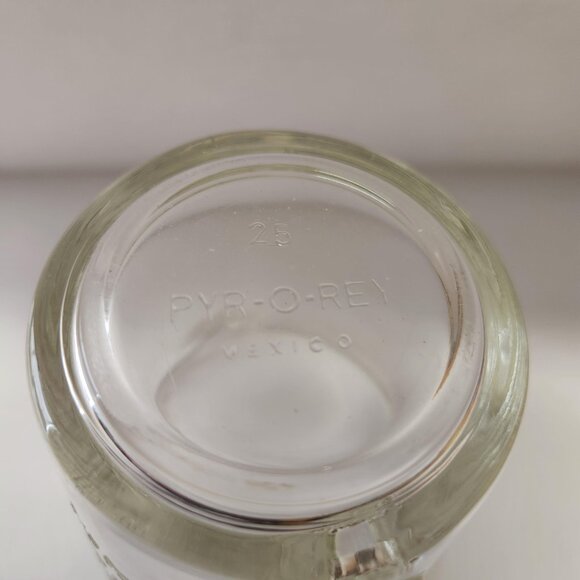 PYR-O-REY Glass Measuring Cup 240ml / 1 Cup – Clear Tempered Glass - Vintage - Picture 5 of 5
